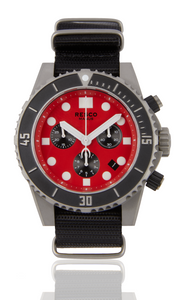 Red Dial Stainless